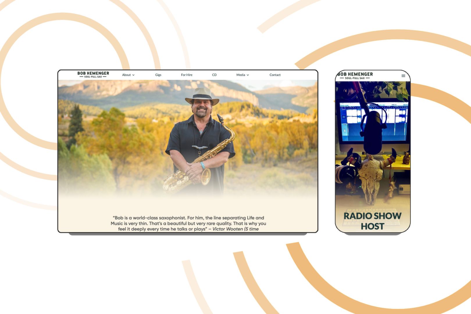 How to Build a Website for a Saxophone Player