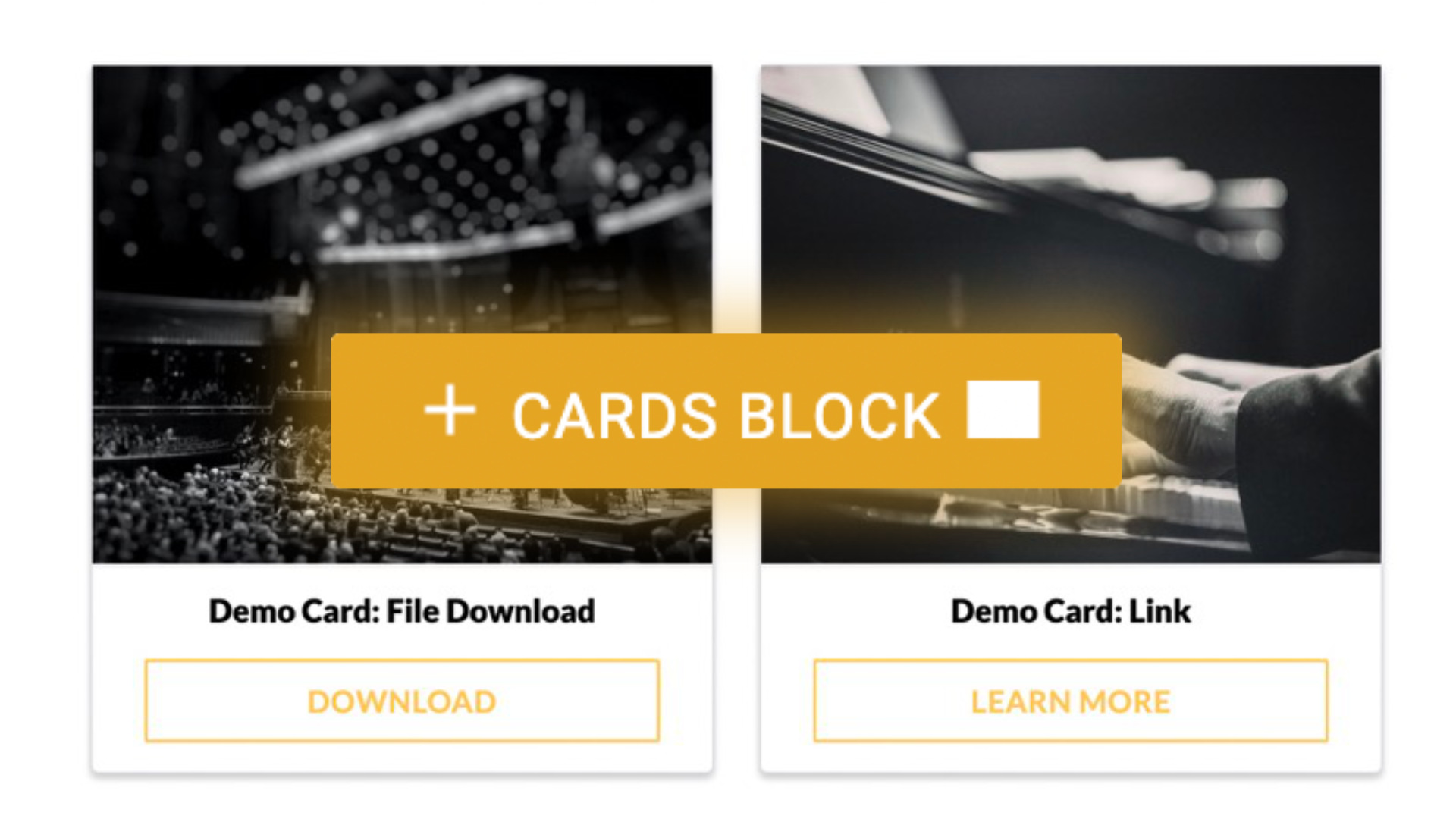 custom page cards block