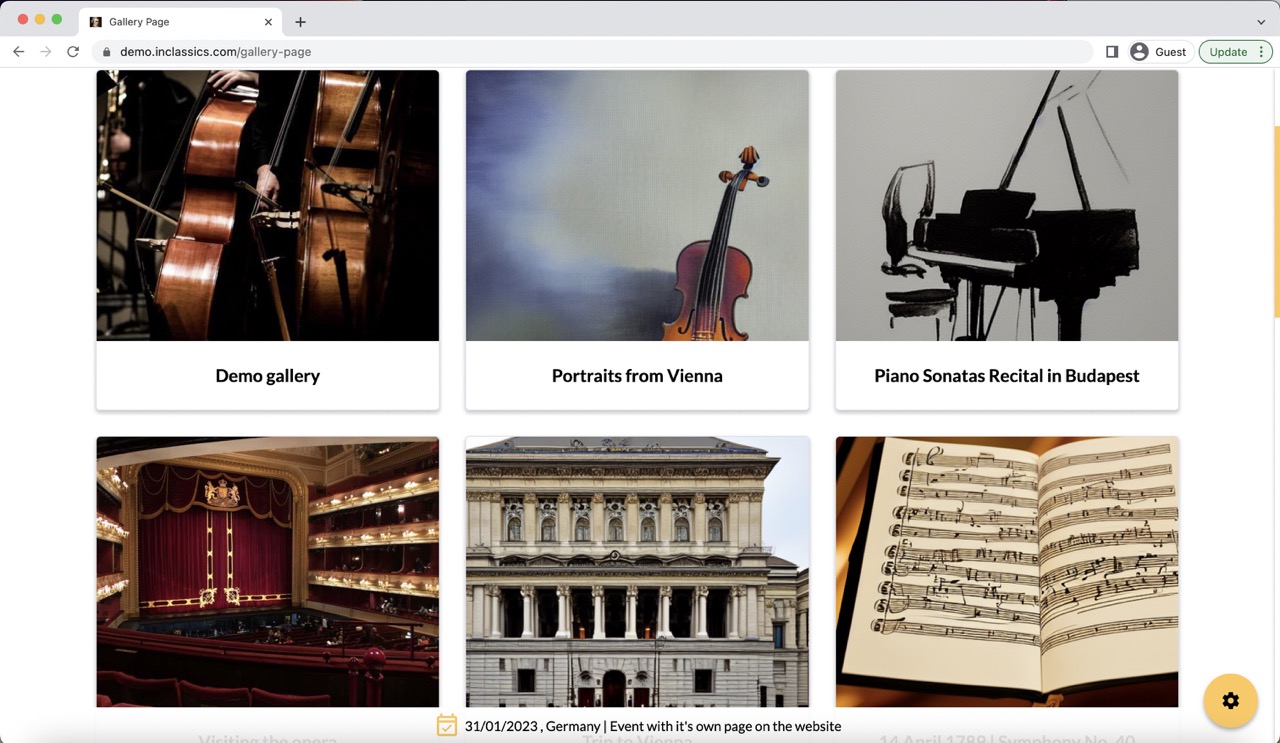 gallery collection management
