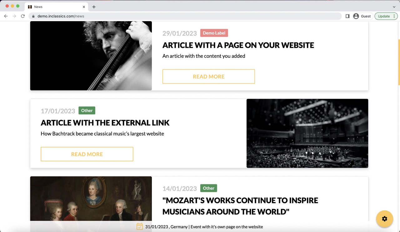 news blog management